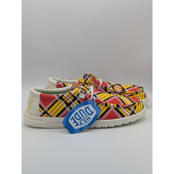 Hey Dude x CaddyShack Men\'s Size 8 Wally Plaid Slip-On Shoes Mr. Gopher New main image 4